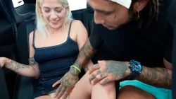 Aeropuerto de Barcelona  Recogemos a Bonny Blondie para su debut porno en FAKings