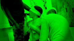 La cubanita a oscuras no sabe que todos los rabos SON NEGROS  Así preparamos la sorpresita de Rosie